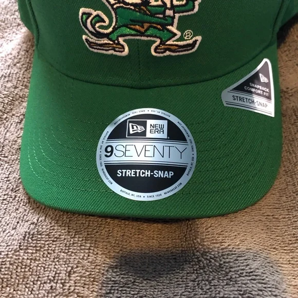 Notre Dame Fighting Irish Green New Era Baseball Cap One Size Fits Most NWD - Picture 4 of 11